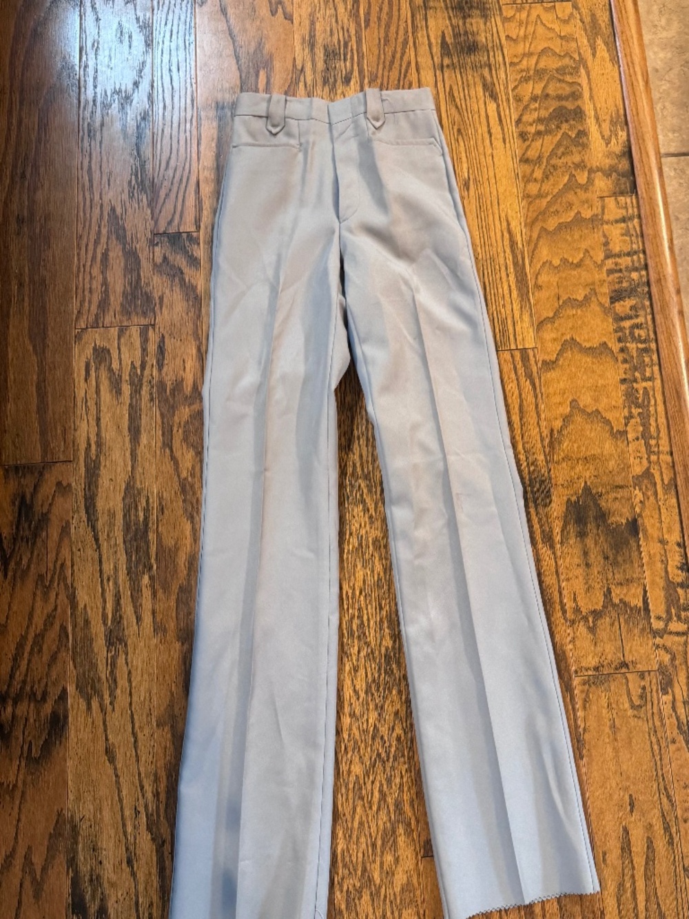 Western Rodeo King Silverado Pueblo dress pants Slacks SILVER  SZ 28 Unhemmed